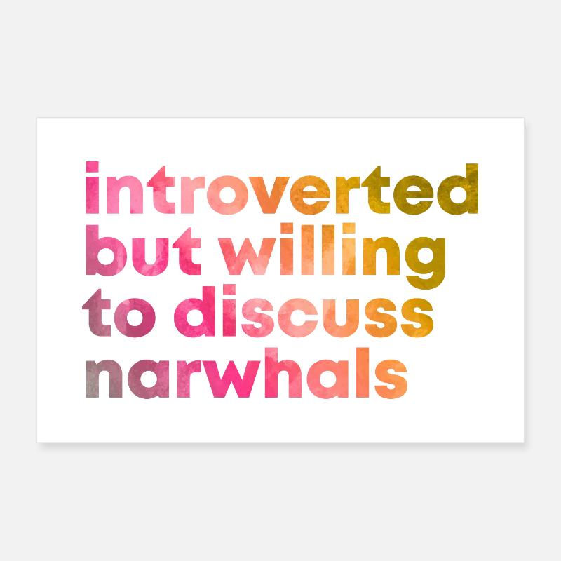 Narwal Poster 30x20 cm