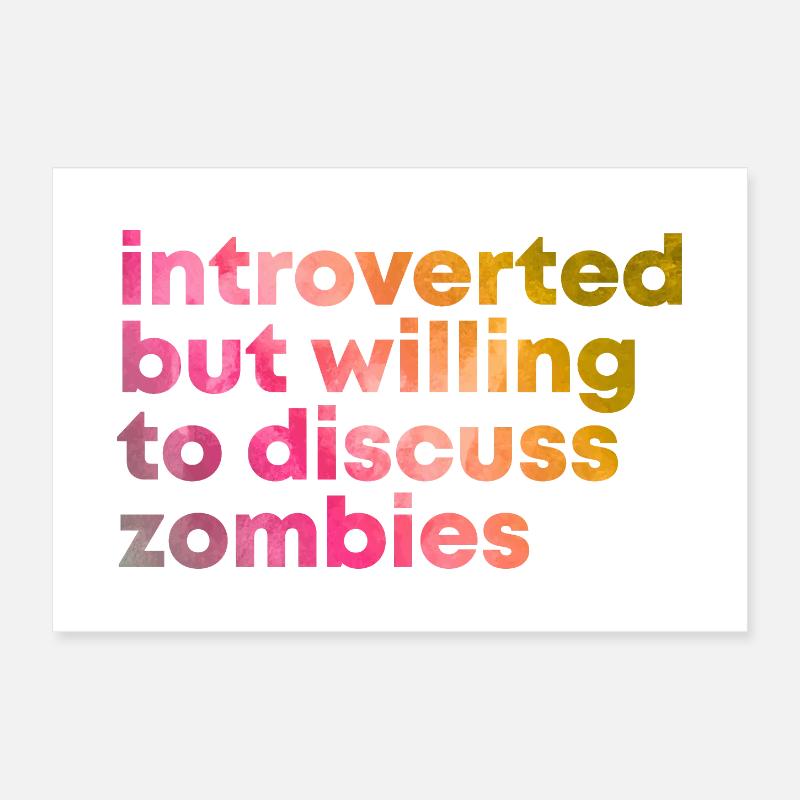 zombi Poster 30 x 20 cm