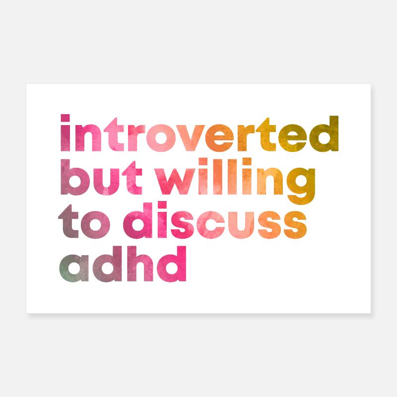 TDAH Poster 30 x 20 cm