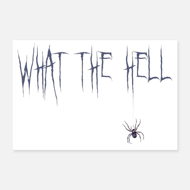 What the hell Poster 12" x 8" (30x20 cm)