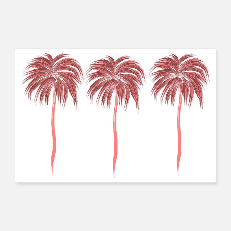 Palm trees Poster 12" x 8" (30x20 cm)