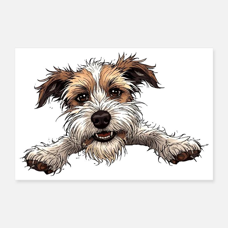 chien Poster 30 x 20 cm