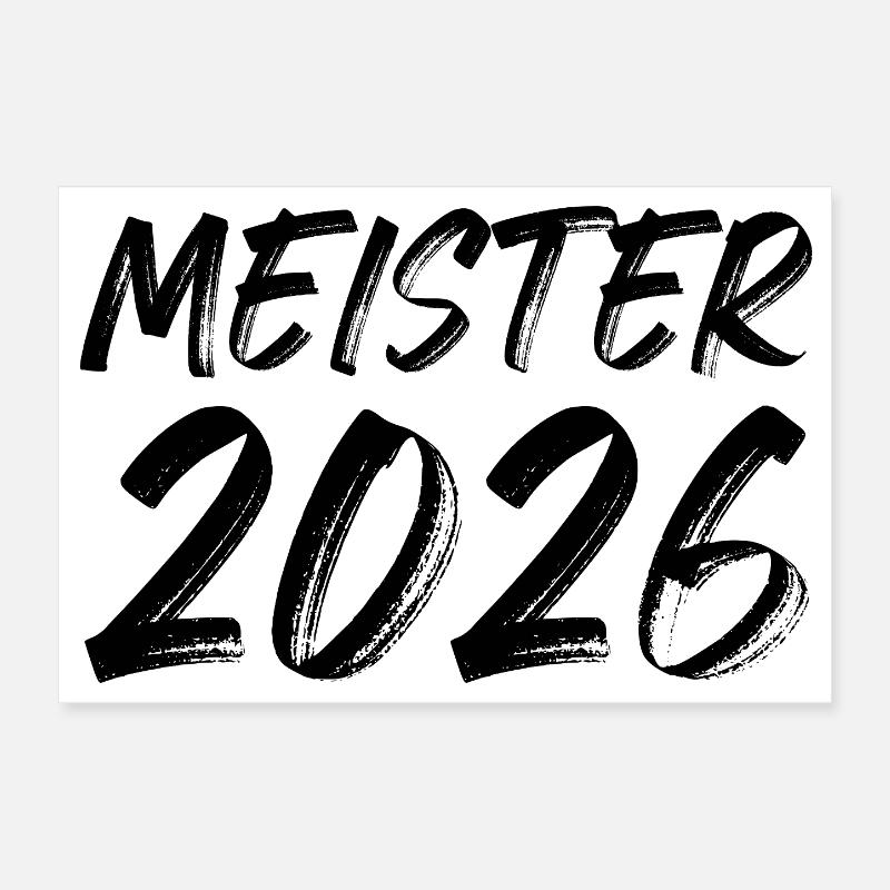 Champion 2026 Poster 30 x 20 cm