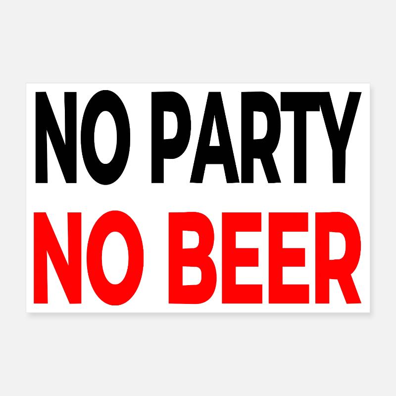 Party Poster 30x20 cm