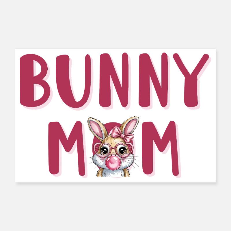 maman lapin Poster 30 x 20 cm