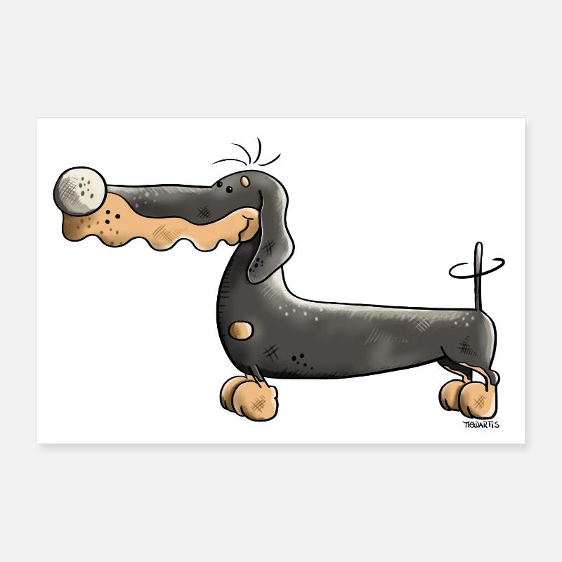 Mignon Teckel Poster 30 x 20 cm