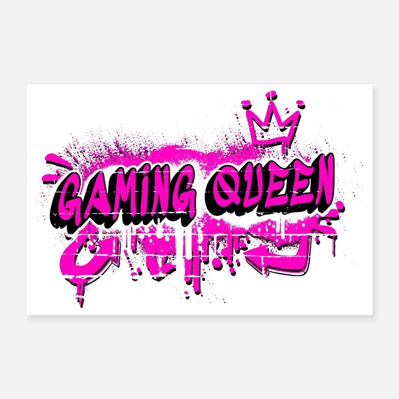 Graffiti Reine Gaming Poster 30 x 20 cm