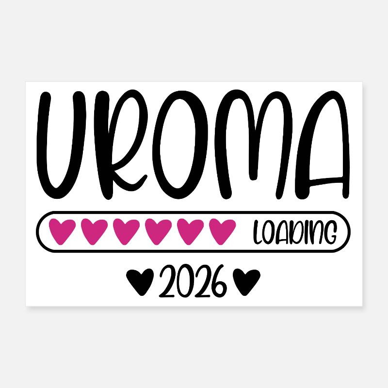 Uroma 2026 loading - Poster 30x20 cm - Weiß