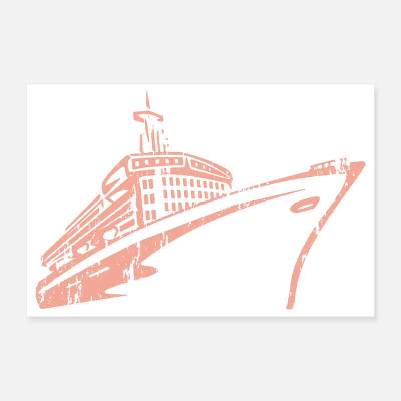 Bateau de croisière Bateau de croisière Luxe Poster 30 x 20 cm