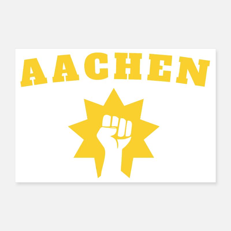Aachen Poster 12" x 8" (30x20 cm)