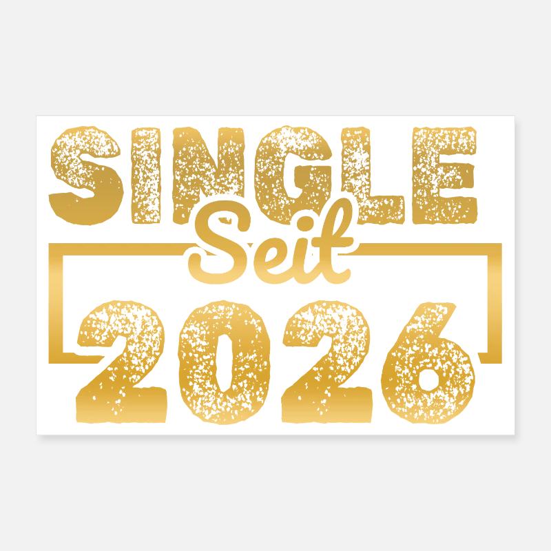 Single 2026 Poster 12" x 8" (30x20 cm)