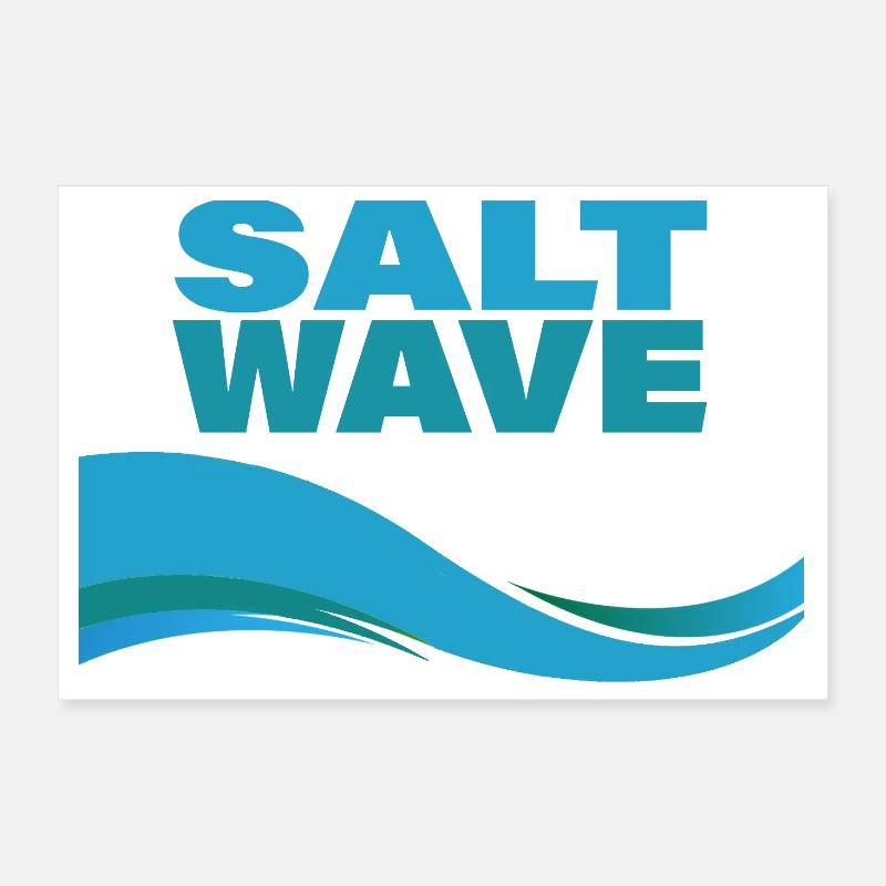 SALT WAVE Poster 30x20 cm