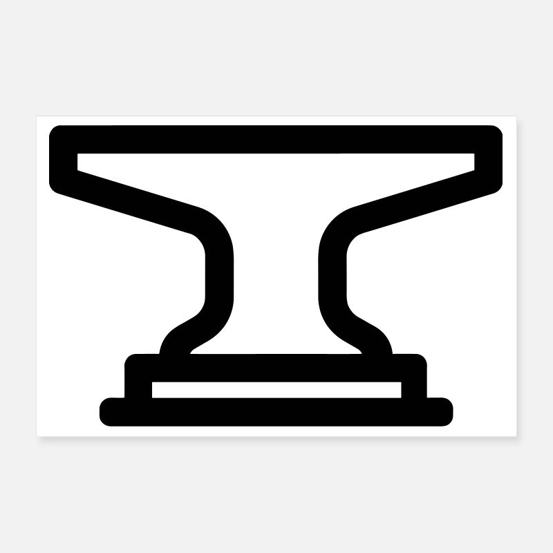 Amboss Poster 30x20 cm