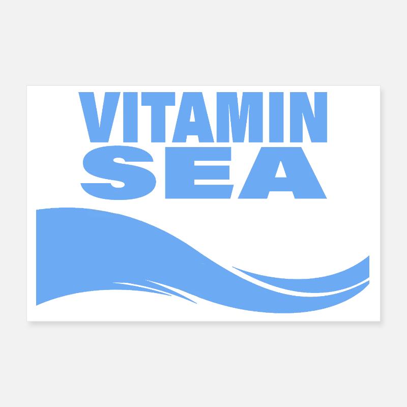 Vitamine Mer Poster 30 x 20 cm