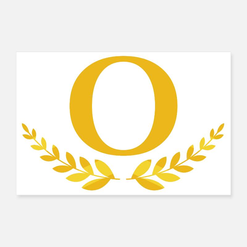 O Poster 12" x 8" (30x20 cm)