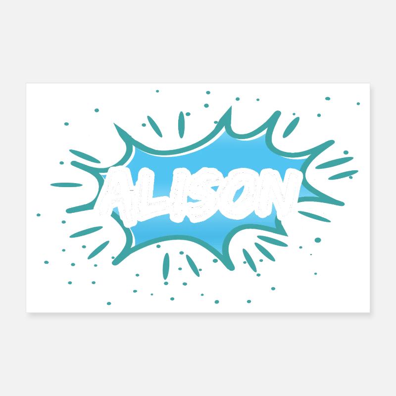 Gift for Alison Poster 12" x 8" (30x20 cm)