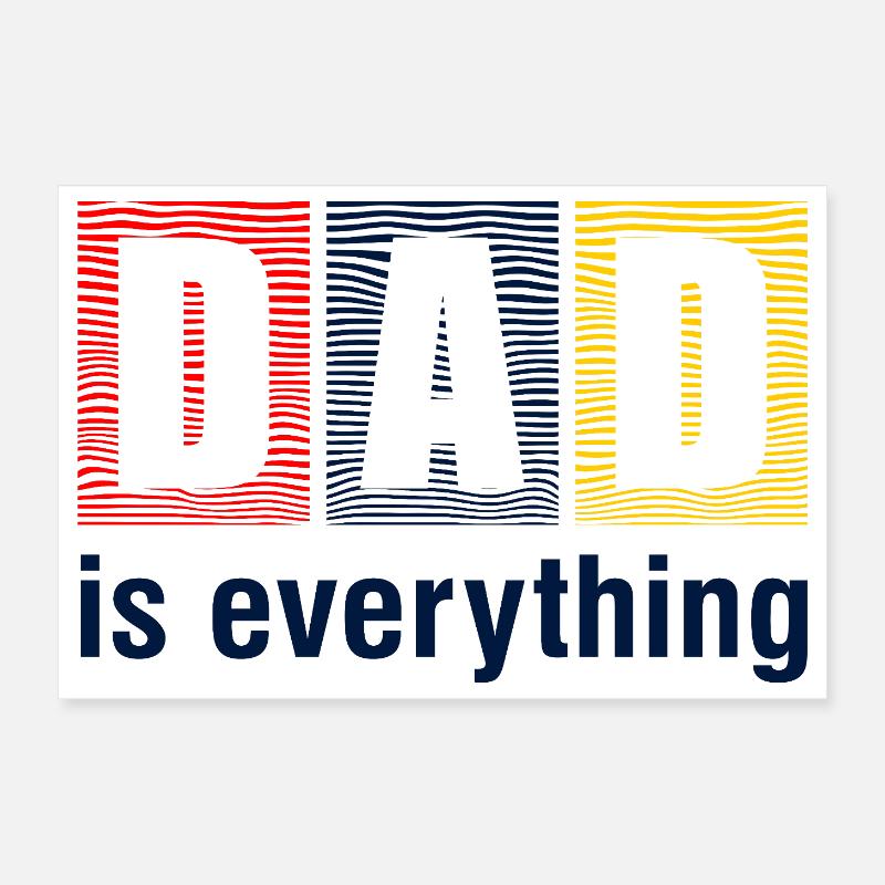 Papa ist alles Hemd Poster 30x20 cm