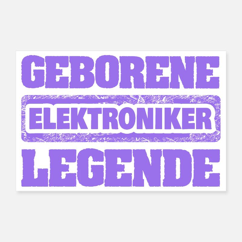 Elektroniker Poster 30x20 cm
