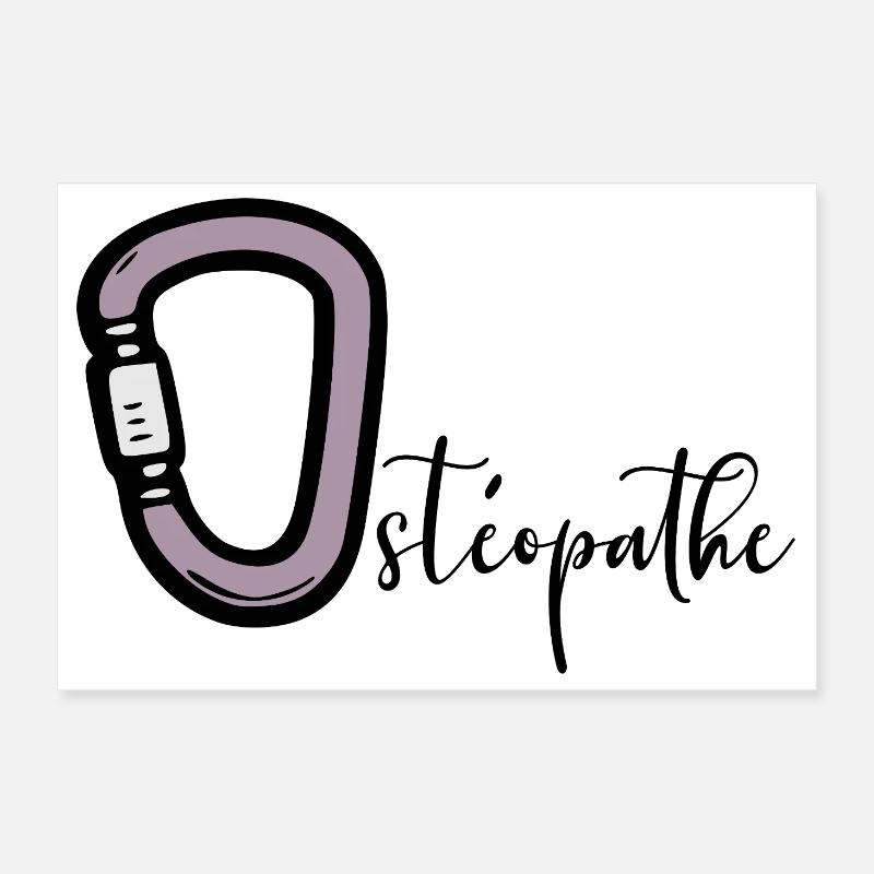 Ostéopathe Poster 30 x 20 cm