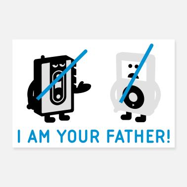 darth vader vs pod Poster 30x20 cm