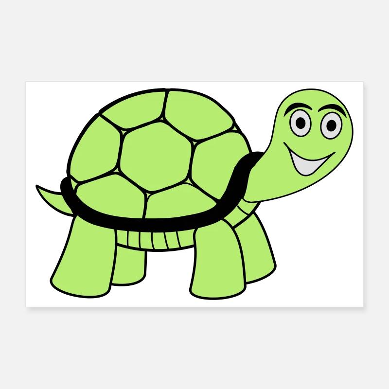 turtle Poster 12" x 8" (30x20 cm)