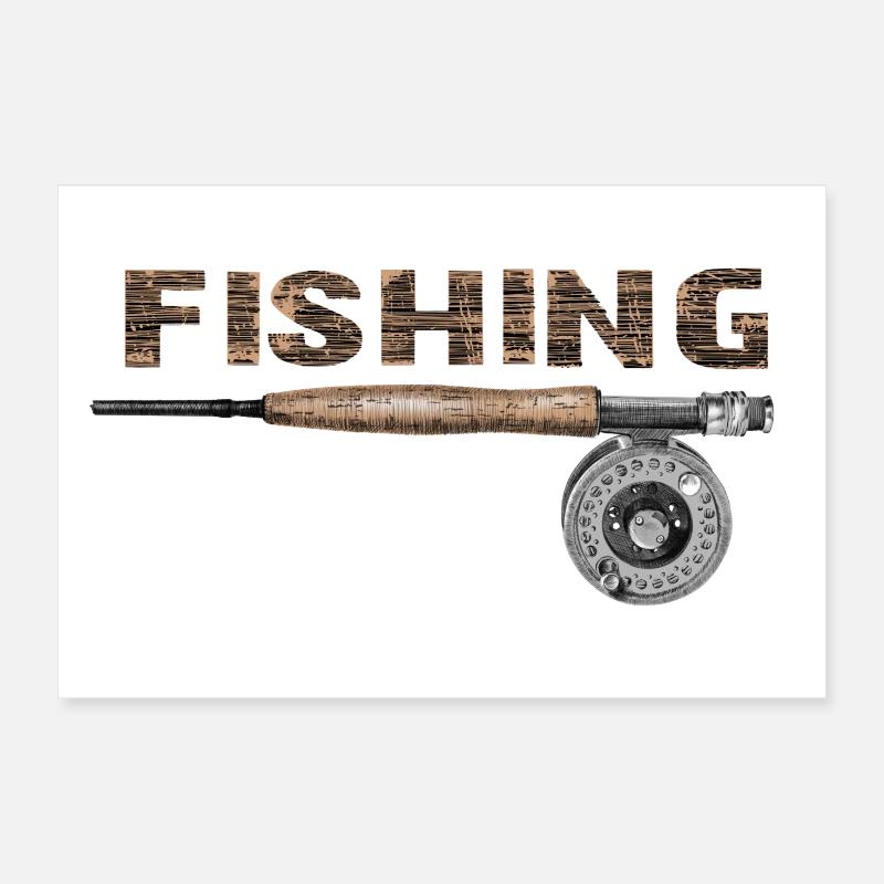 Fishing Poster 30 x 20 cm