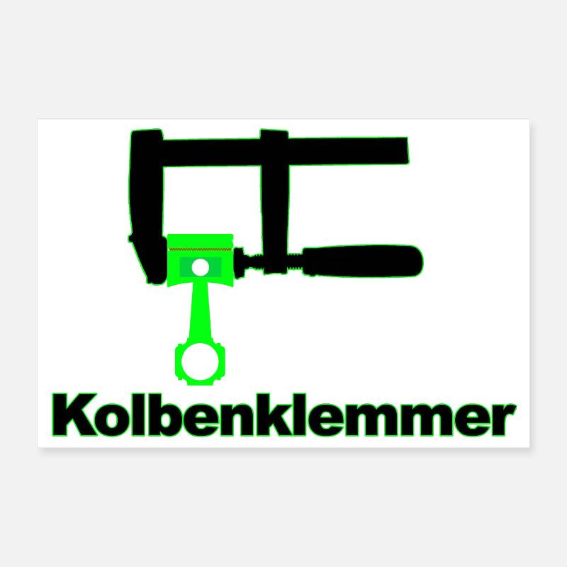 Kolbenklemmer Poster 30x20 cm