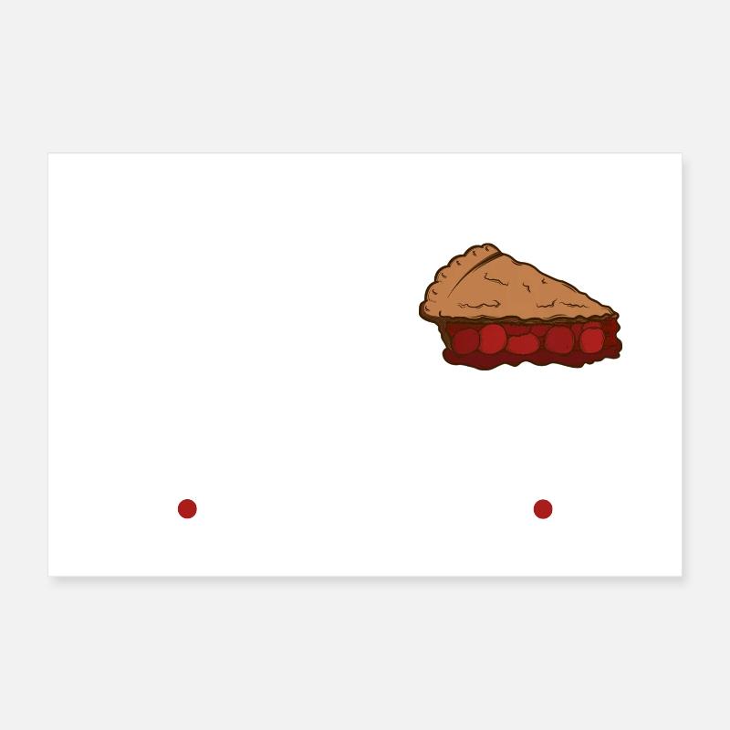 Pi Day Pie Poster 12" x 8" (30x20 cm)
