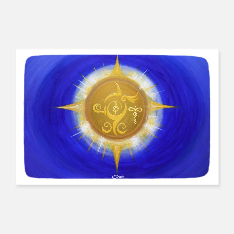 CreationLight of Divine Protection 1 Poster 12" x 8" (30x20 cm)