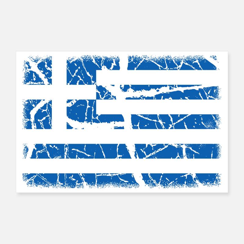 Greece Poster 12" x 8" (30x20 cm)