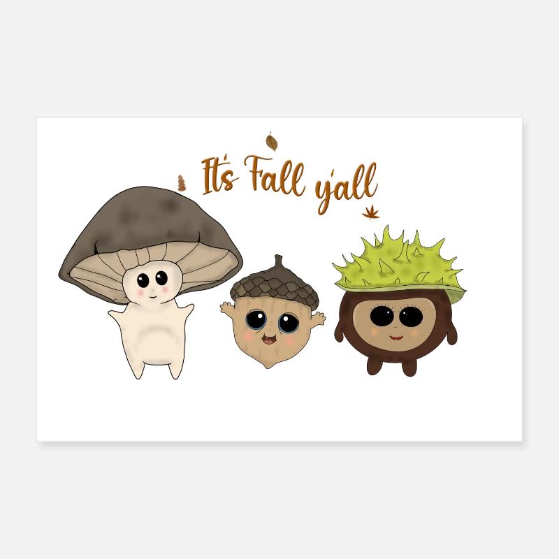 C’est l’automne y’all Poster 30 x 20 cm