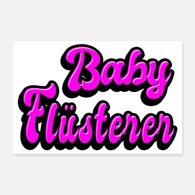 Chuchoteur de bébé Poster 30 x 20 cm