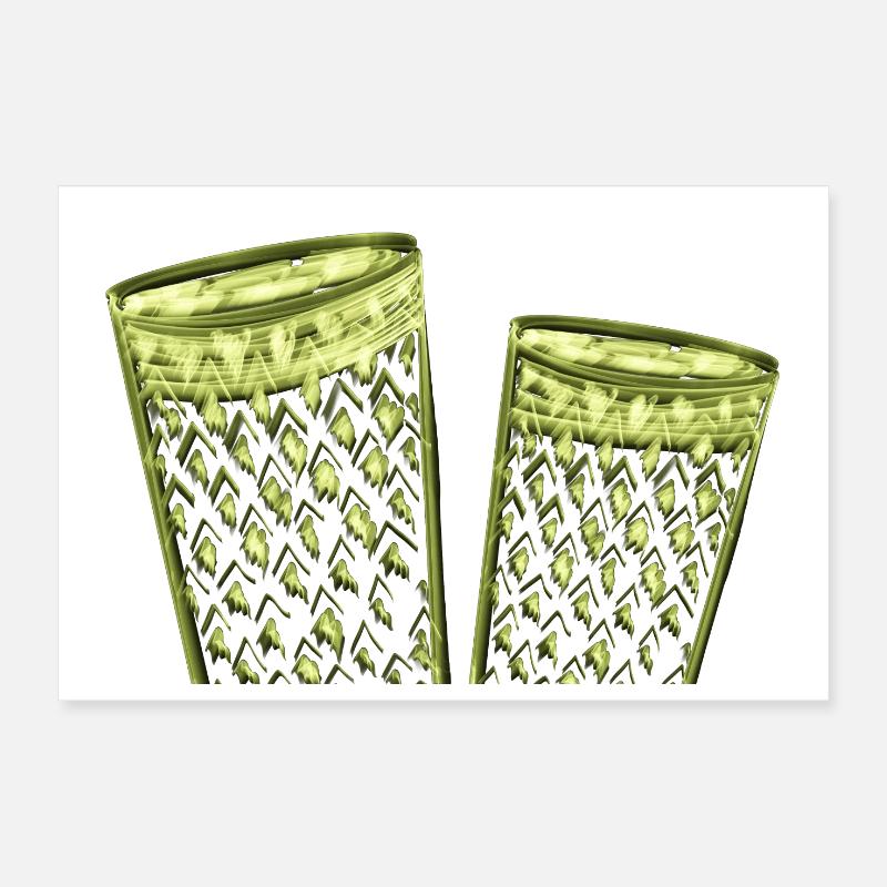 Ribbed for apple wine Ebbelwoi Äppler Poster 12" x 8" (30x20 cm)