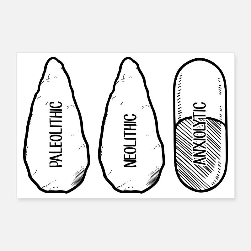 Anxiolytic Poster 12" x 8" (30x20 cm)