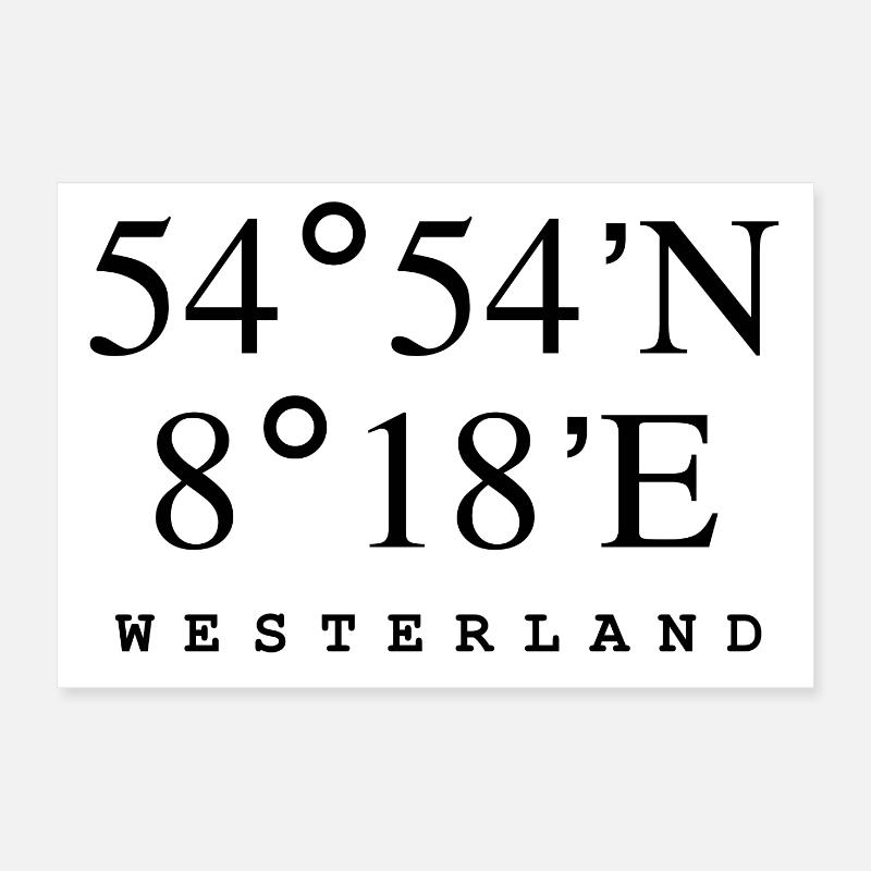 Westerland Poster 30x20 cm