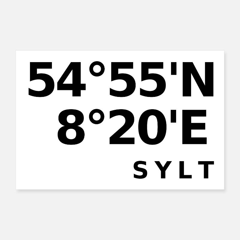 Sylt Poster 30 x 20 cm