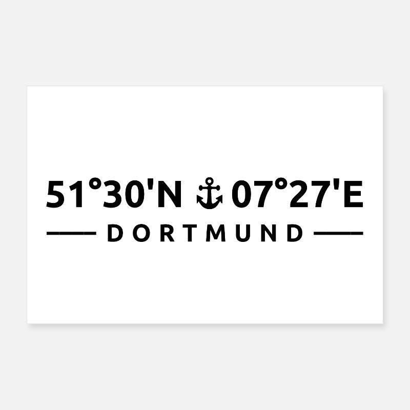 Dortmund Poster 30 x 20 cm