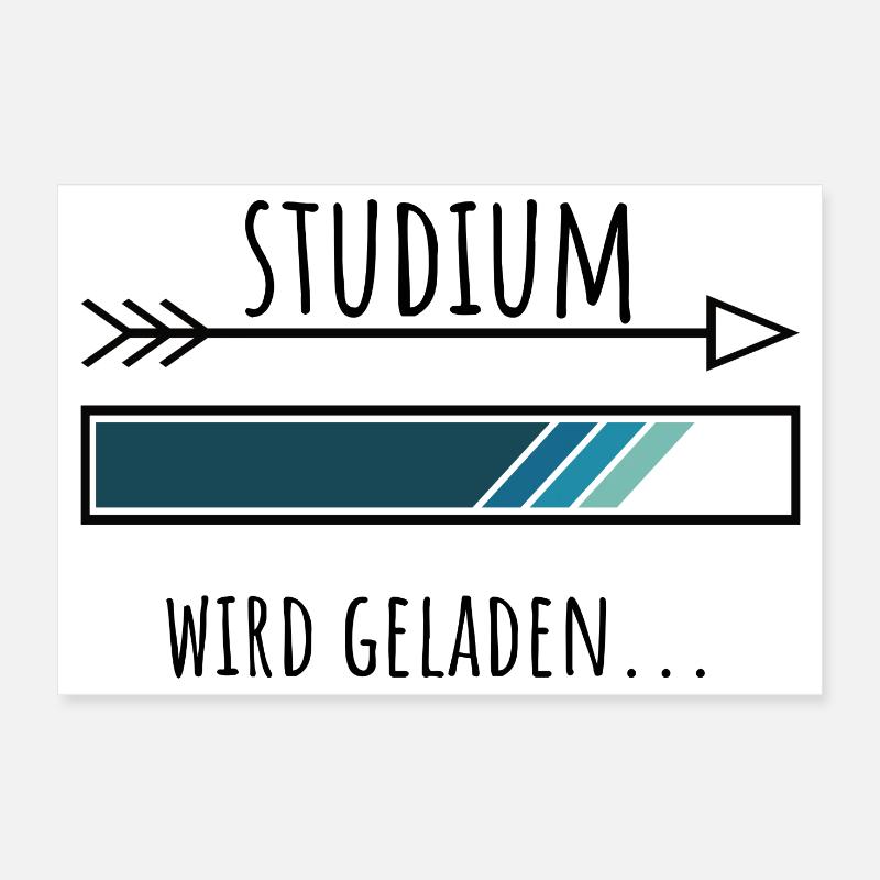 Studium Personalisierter Beruf Jungs Poster 30x20 cm