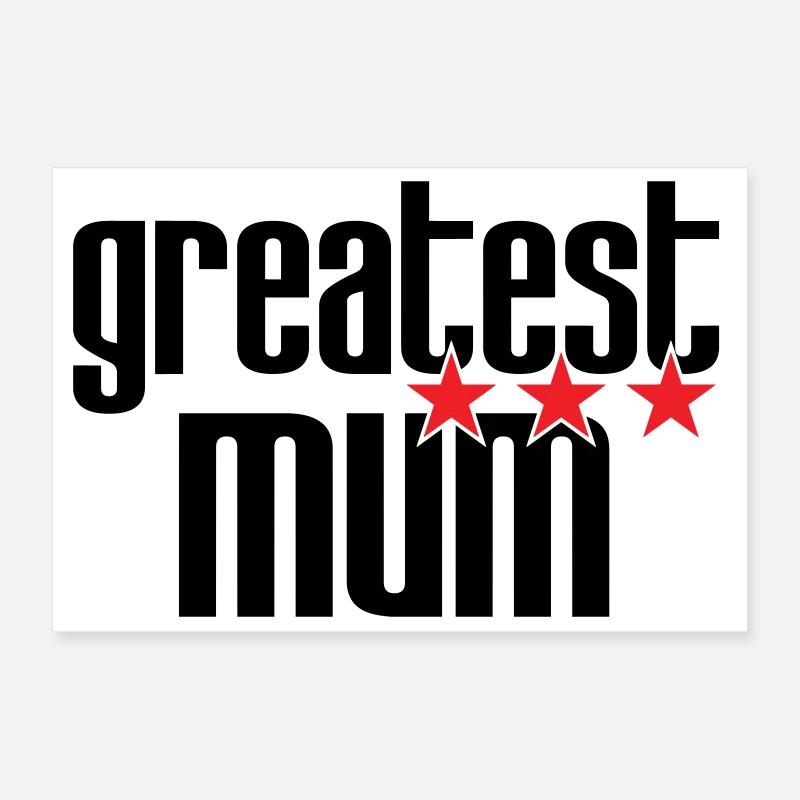 Beste Mama - Muttertag Poster 30x20 cm