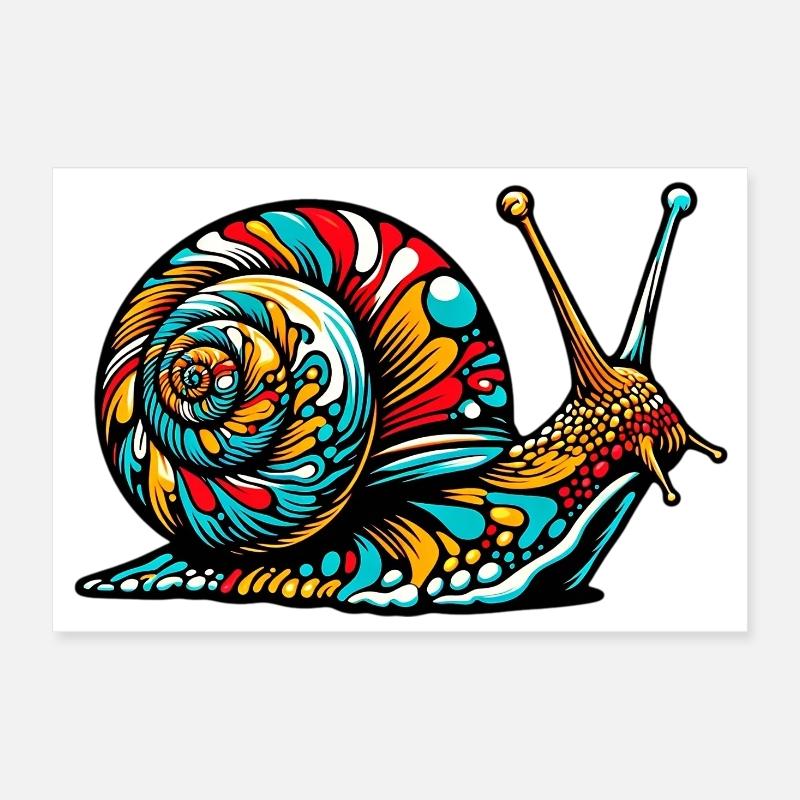 Escargot Poster 30 x 20 cm
