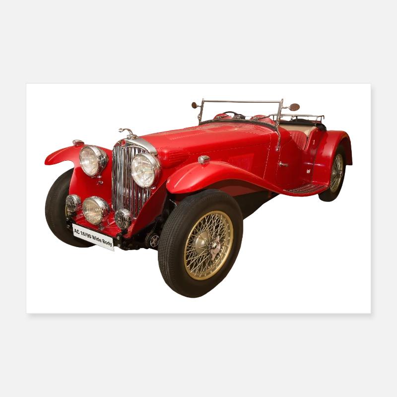 Historisches Auto Poster 30x20 cm