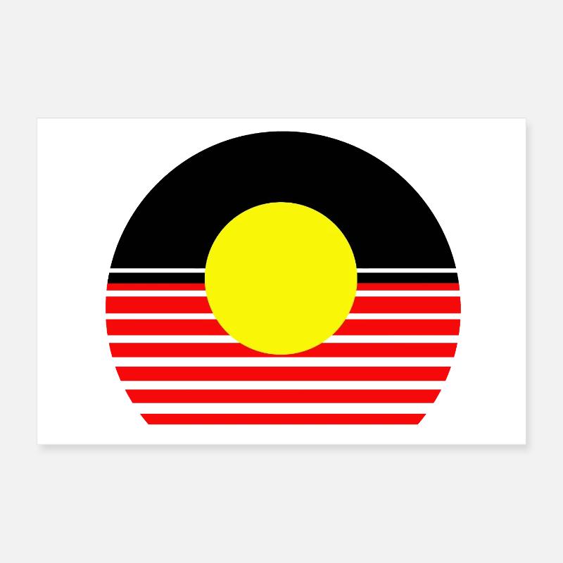 Australiens aborigènes Poster 30 x 20 cm