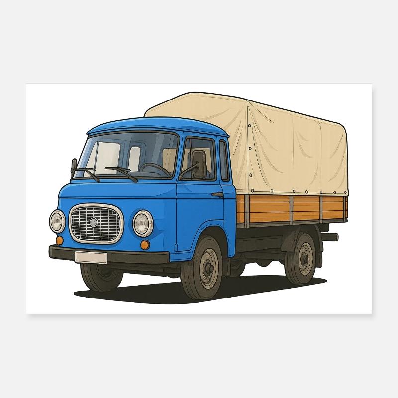 Ost-Pritsche Poster 30x20 cm