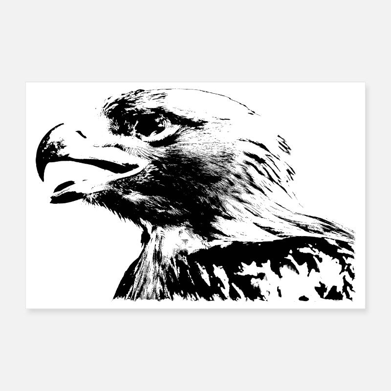 Eagle Poster 12" x 8" (30x20 cm)