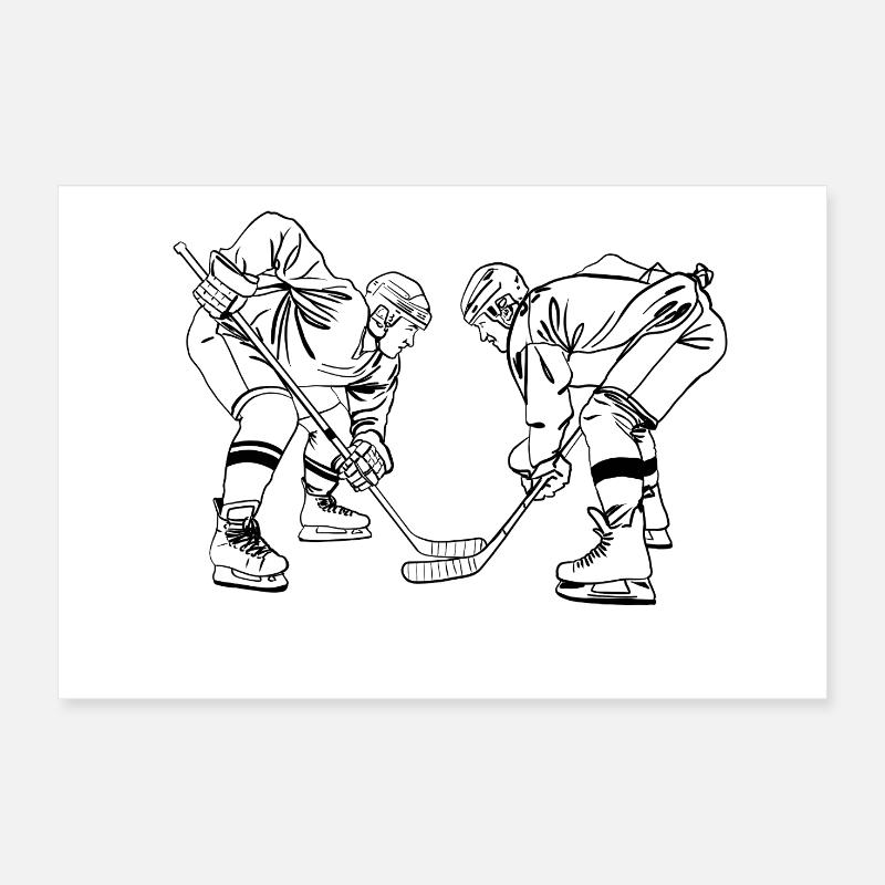Mise au jeu Poster 30 x 20 cm