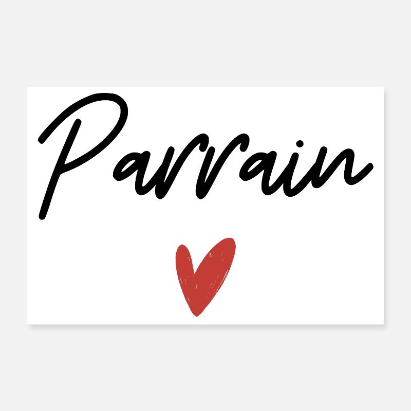 Pate Herz Geschenkidee Poster 30x20 cm