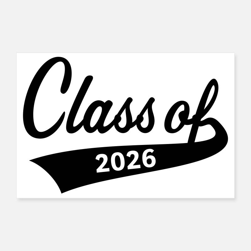 Class Of 2026 (Graduating Class B) Poster 12" x 8" (30x20 cm)