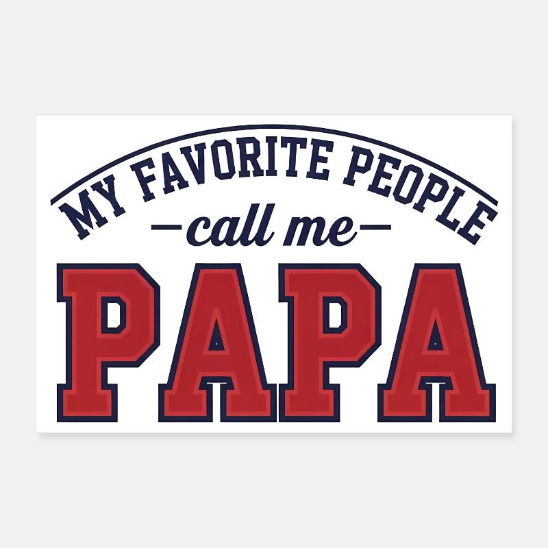 Dad Poster 12" x 8" (30x20 cm)