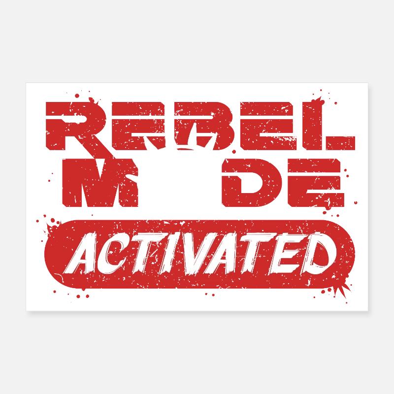 Mode rebelle Punk For A Day activé Poster 30 x 20 cm
