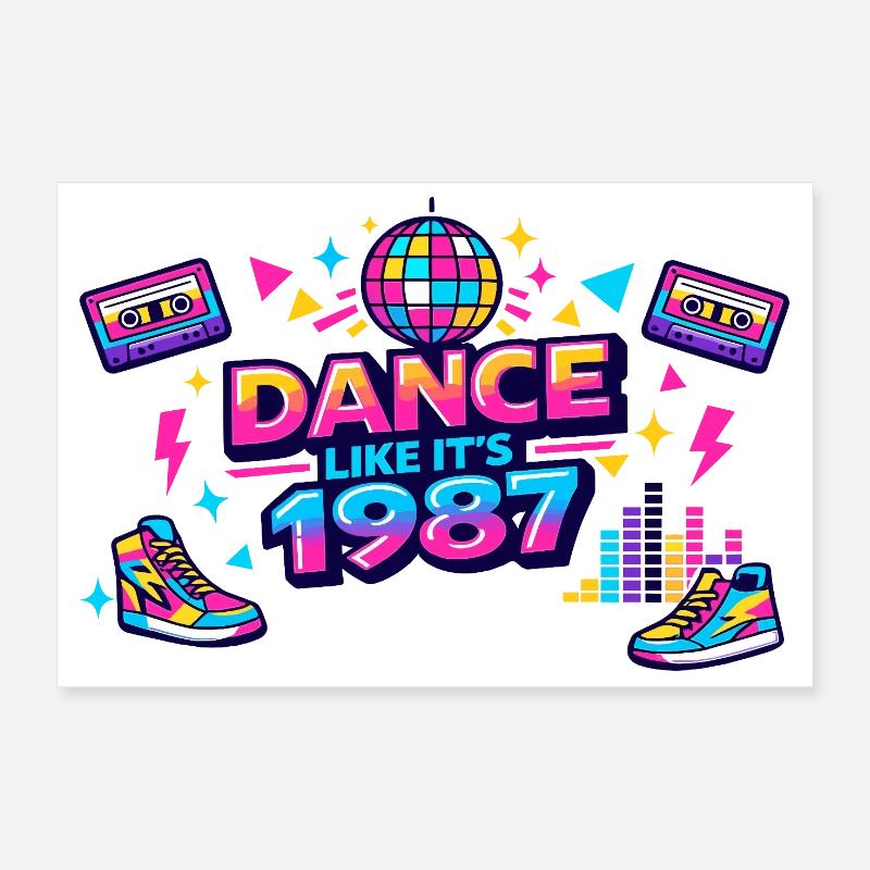 Des danses comme 1987 Poster 30 x 20 cm